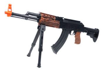 Spring Spec Ops AK-47 Sniper Rifle FPS-260 Bipod Airsoft Gun