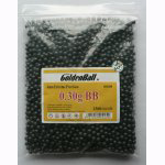 GOLDENBALL 0.30g 2500 round 6mm airsoft BBs Airsoft Gun Accessory (Black)